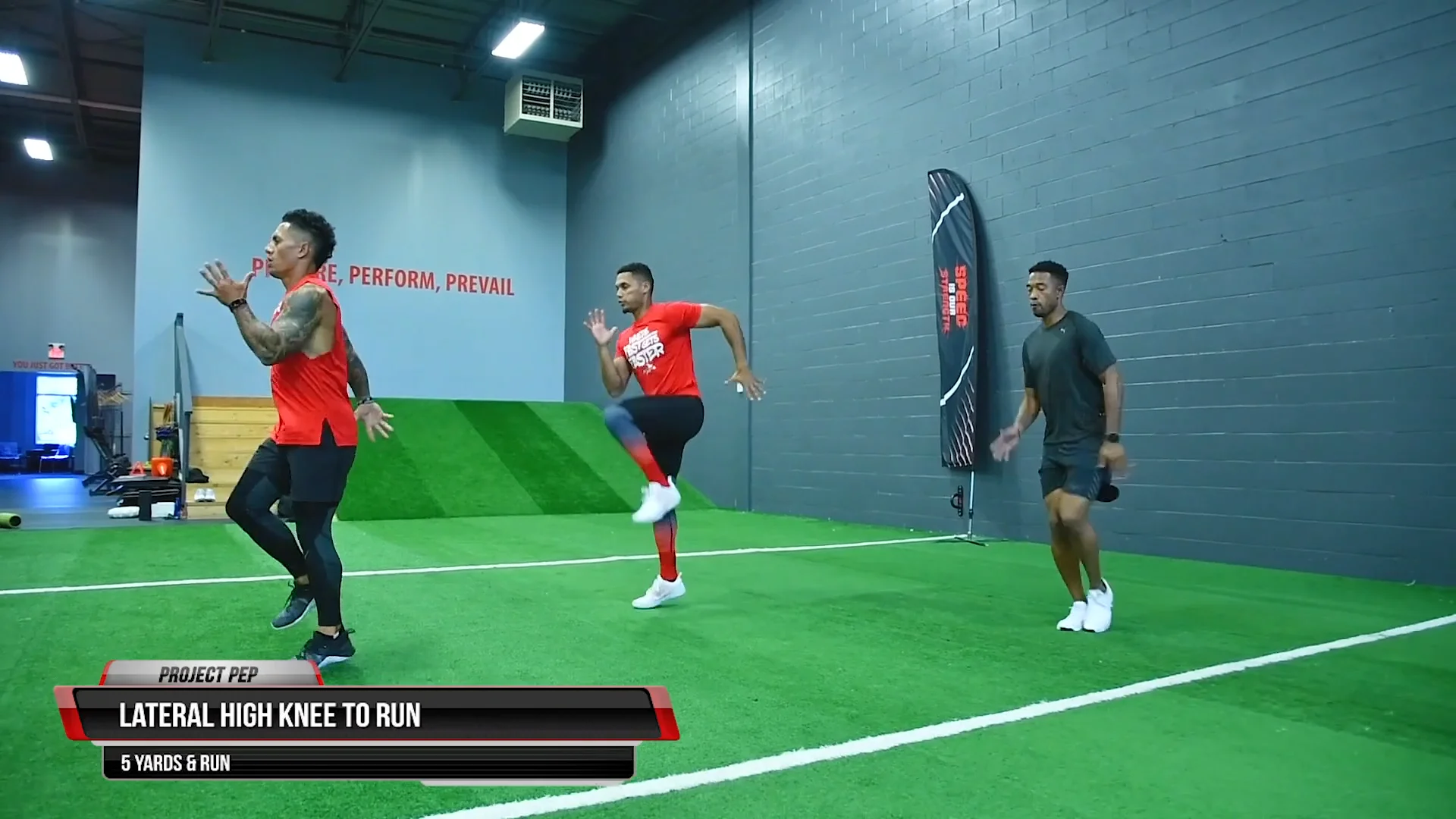 Lateral Inside High Knee to Run on Vimeo