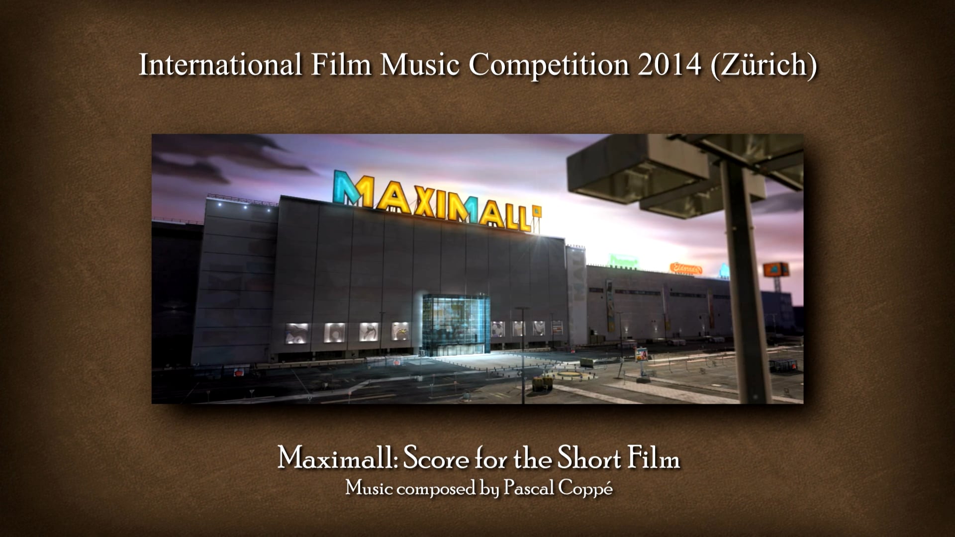 Film Music competition 2014 Zurich