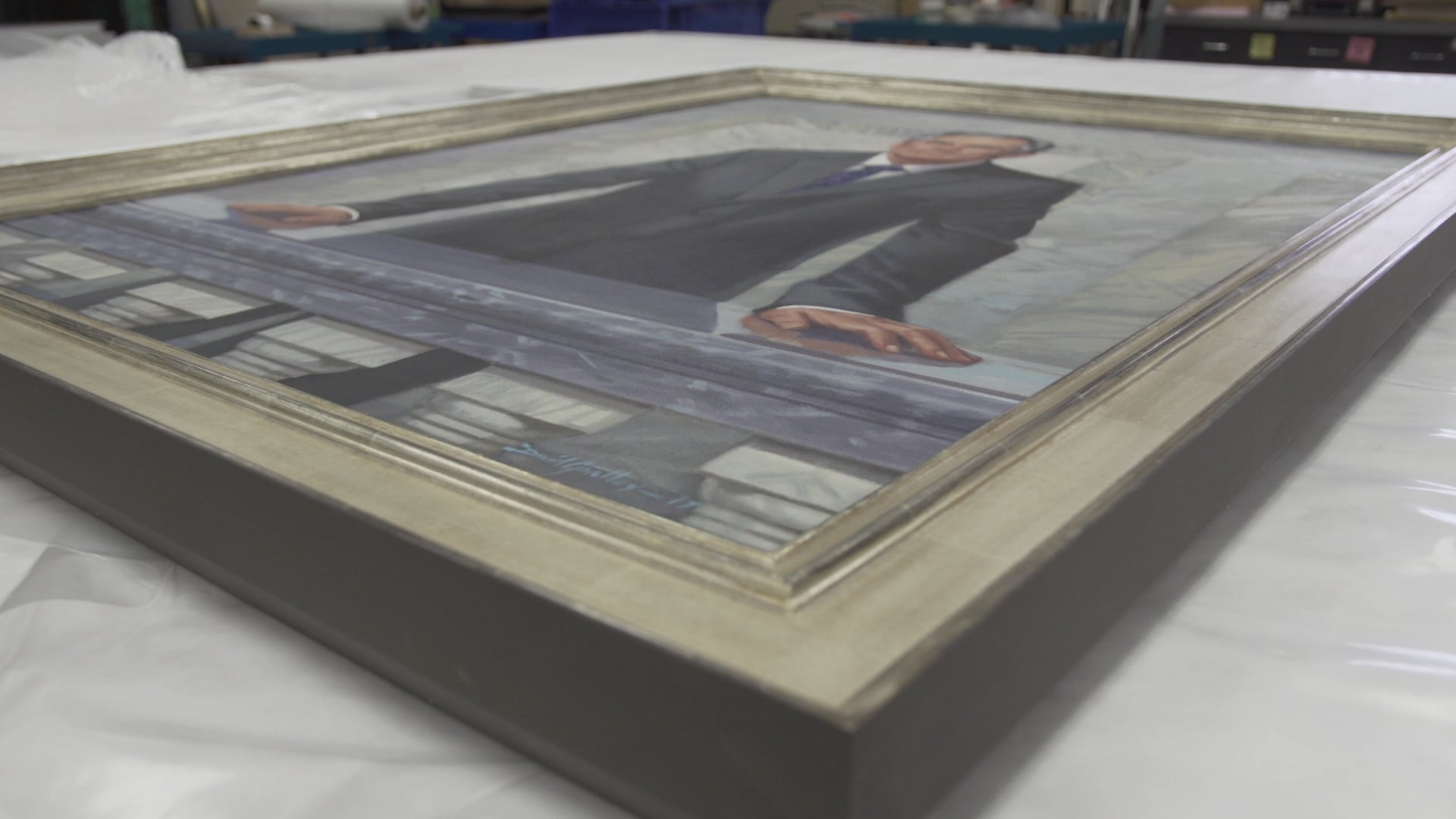Hon. Jim Prentice, PC | Bespoke Design and Context of a Contemporary 15th Century Flemish Portrait Frame