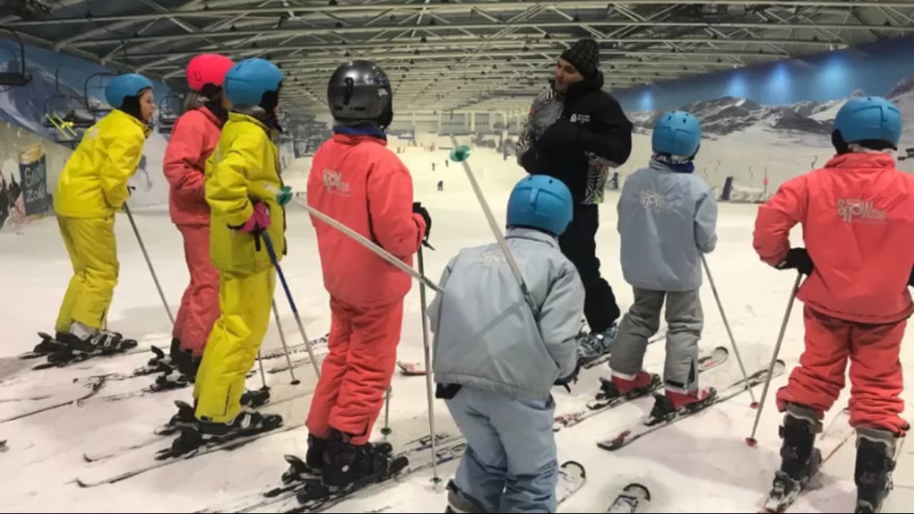 Esquiando con Educación Primaria