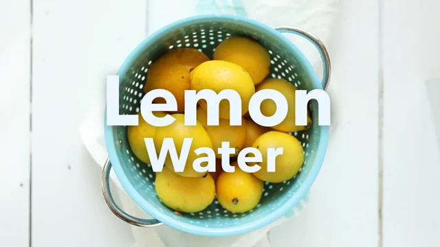 Lemon water before online or after morning workout