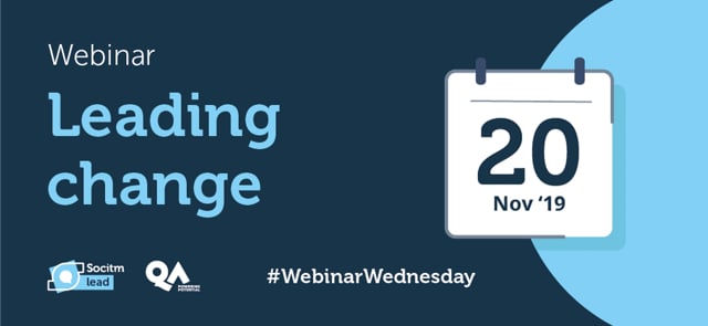 Leading Change - Webinar Wednesday, 20/11/2019