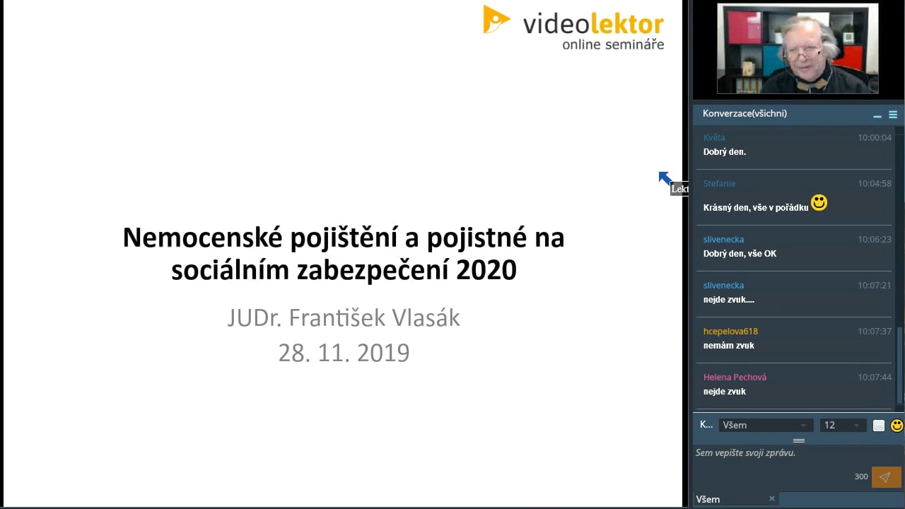 Nemocenské pojištění a pojistné na sociálním zabezpečení 2020