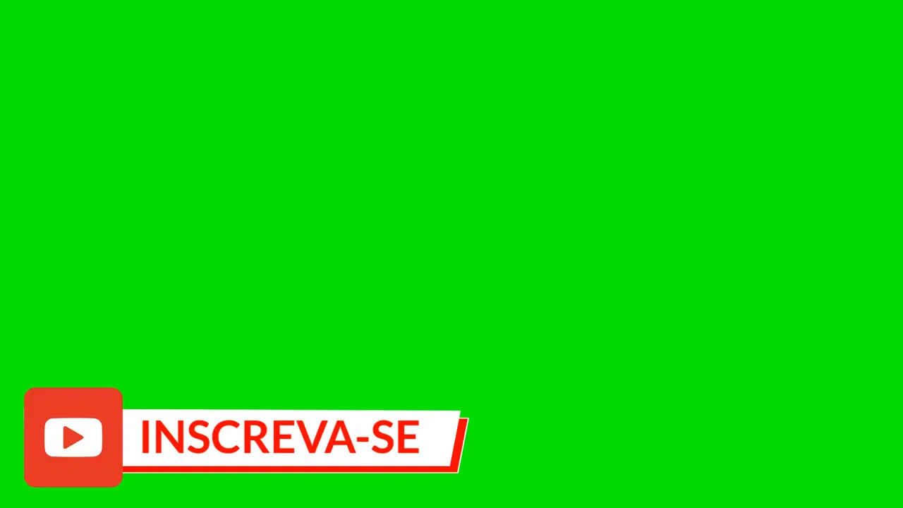 Green Screen Inscreva-se (+Download) Chroma Key 