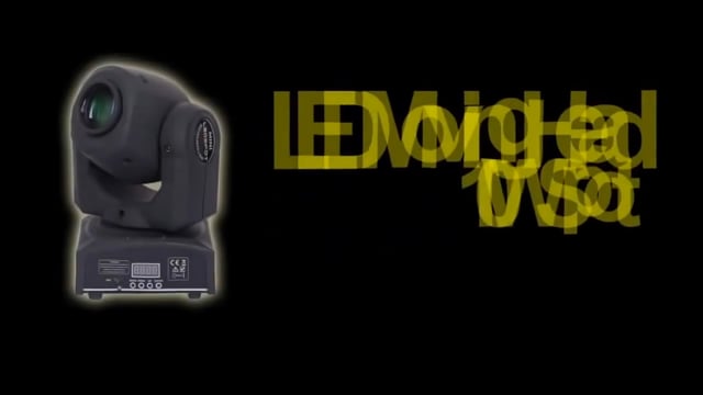 glide Ledelse spild væk LED Moving Head Spot 30W on Vimeo