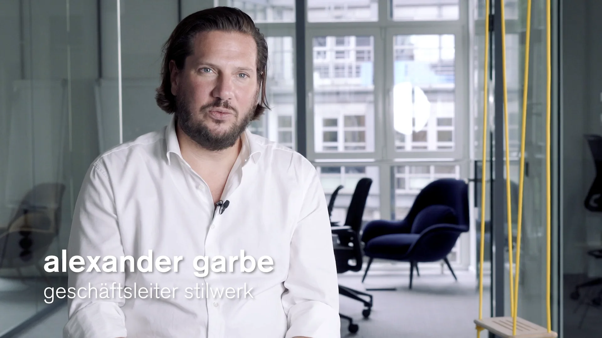 stilwerk workspace | Inhaber Alexander Garbe im Gespräch on Vimeo
