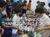 Thanksgiving Food Drive at Ransom Everglades Middle School