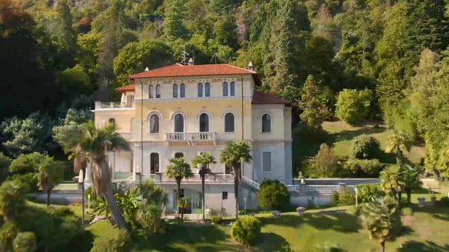 Villa Volpi and its Art Nouveau style with its giant park