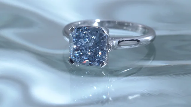 Tiffany & co discount blue diamond engagement ring