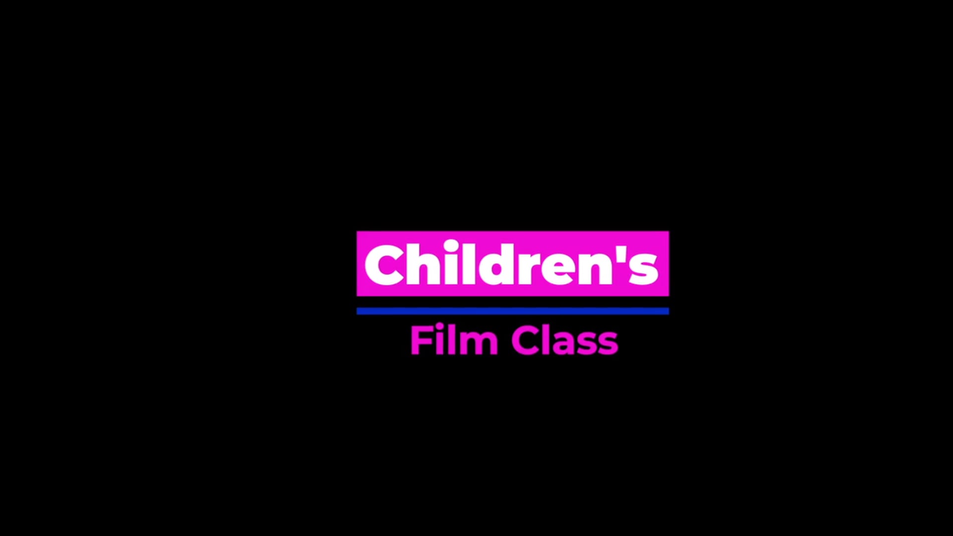 Children's Filmmaking Class - promo video