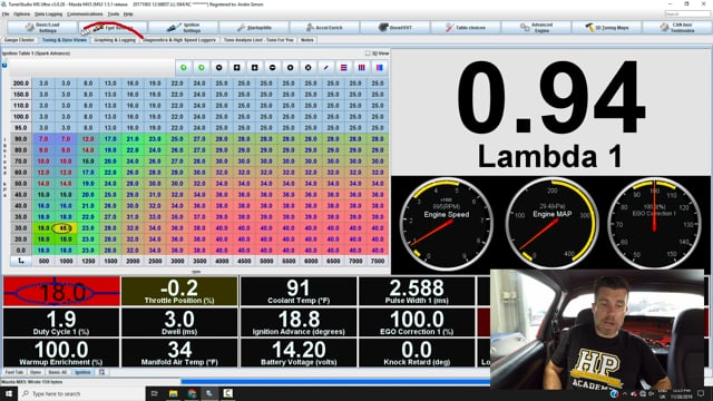 Practical Standalone Tuning: Step 9: Full Power Tuning