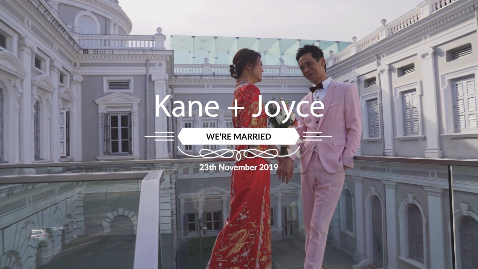 20191123 Kane Wu and Joyce Lau (Wedding Express Highlight)