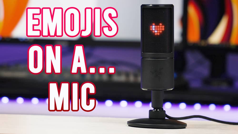 Razer Seiren Emote Microphone Review Kitguru