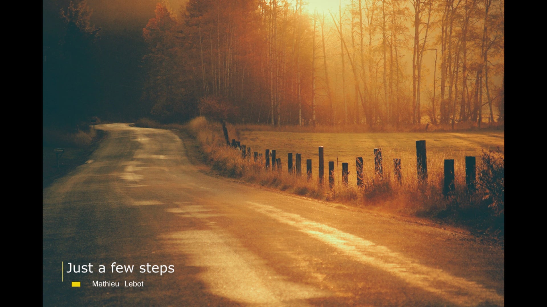 JUST A FEW STEPS - Mathieu Lebot