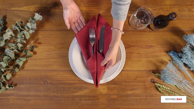 Como doblar servilletas de manera creativa y original para tu restaurante