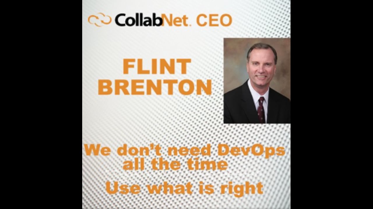 EP 60: Collabnet CEO on Waterfall and DevOps