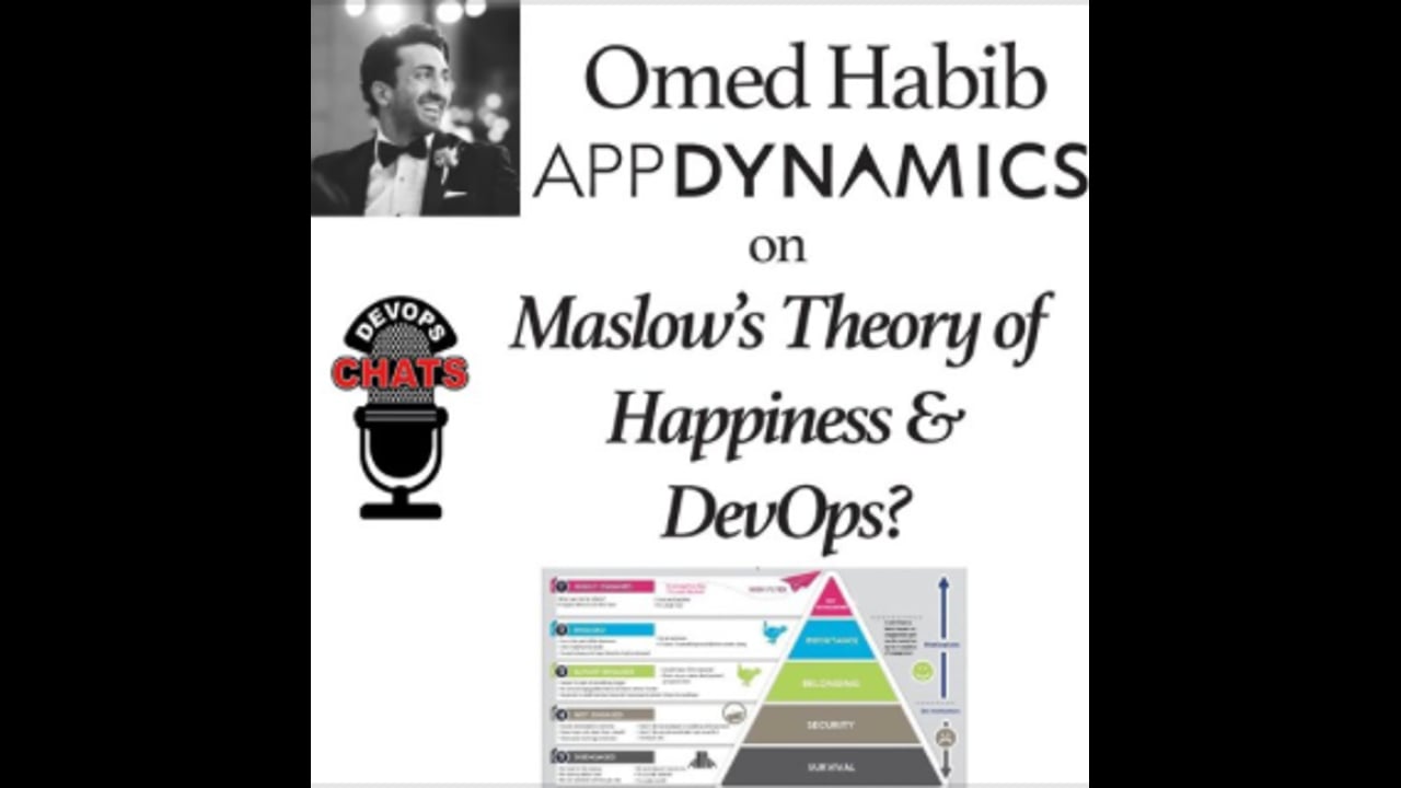 EP 51: Maslow’s Theory of Happiness & DevOps w Omed Habib, AppDynamics