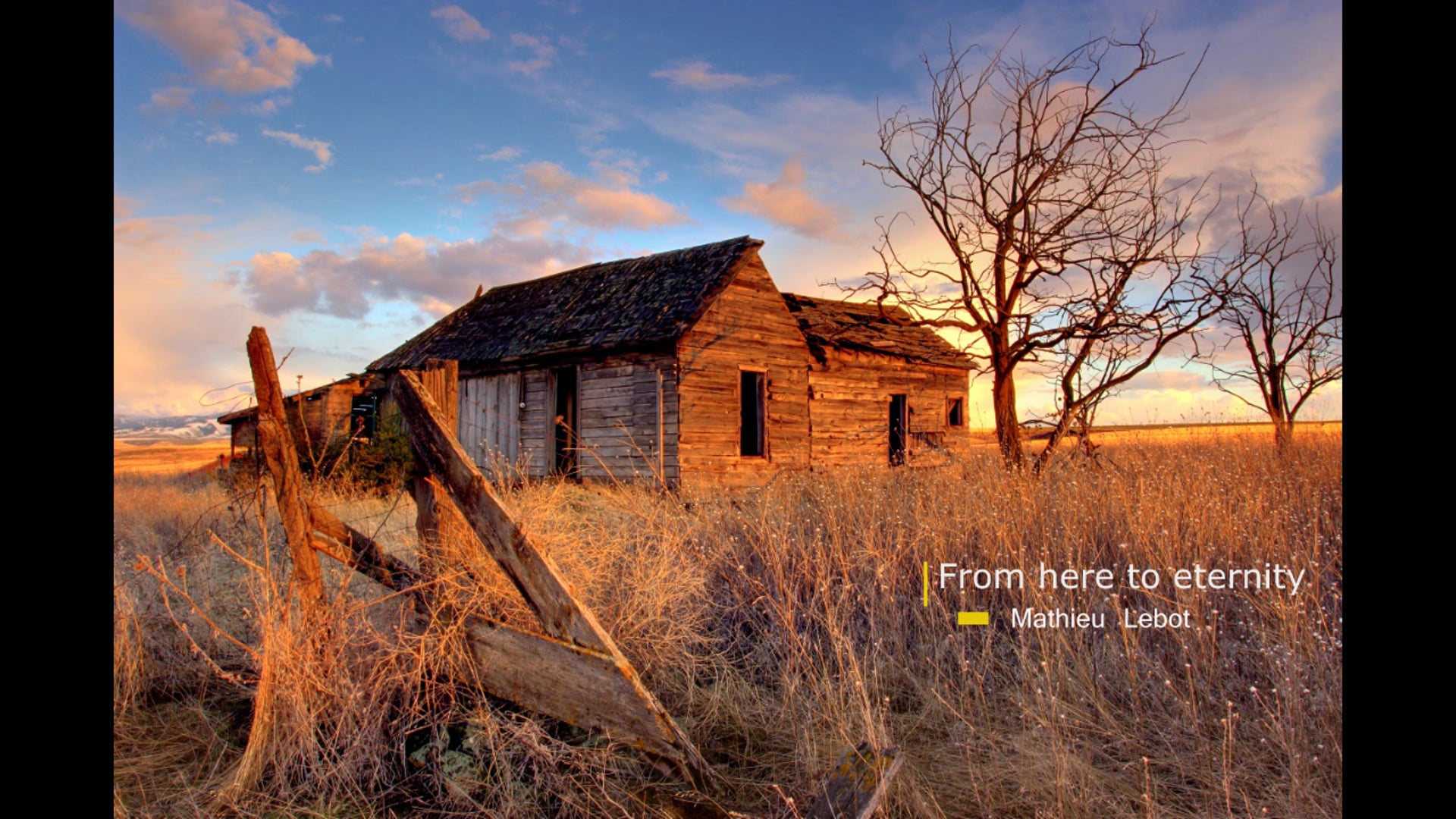 FROM HERE TO ETERNITY - Mathieu Lebot