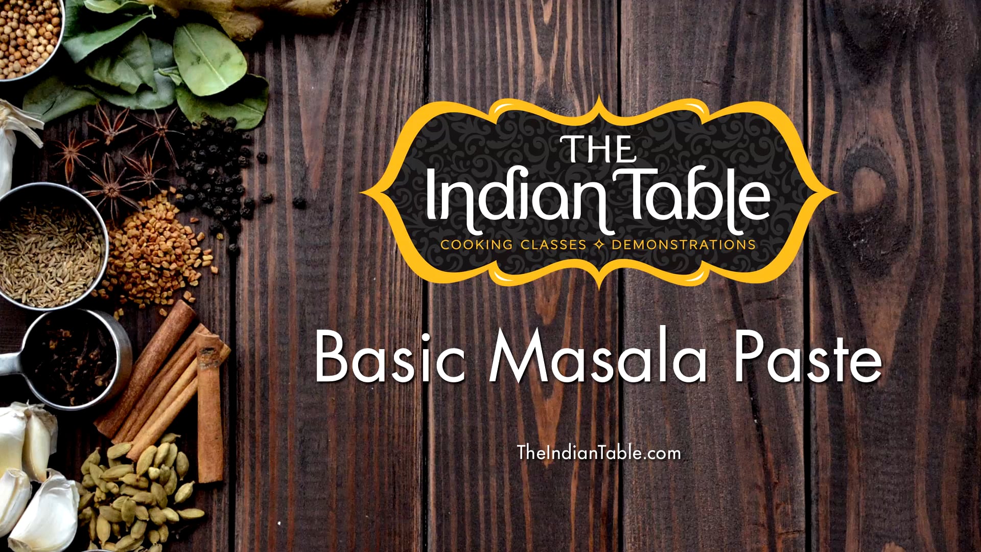 Basic Masala Paste (The Indian Table)