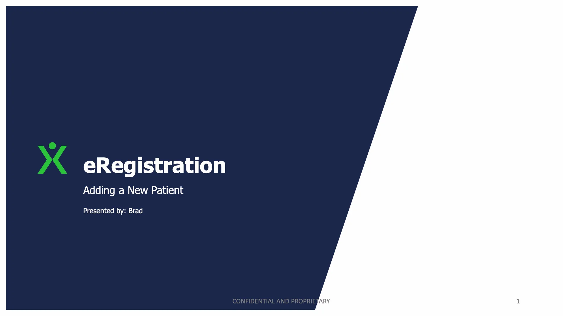 eReg for New Patient on Vimeo