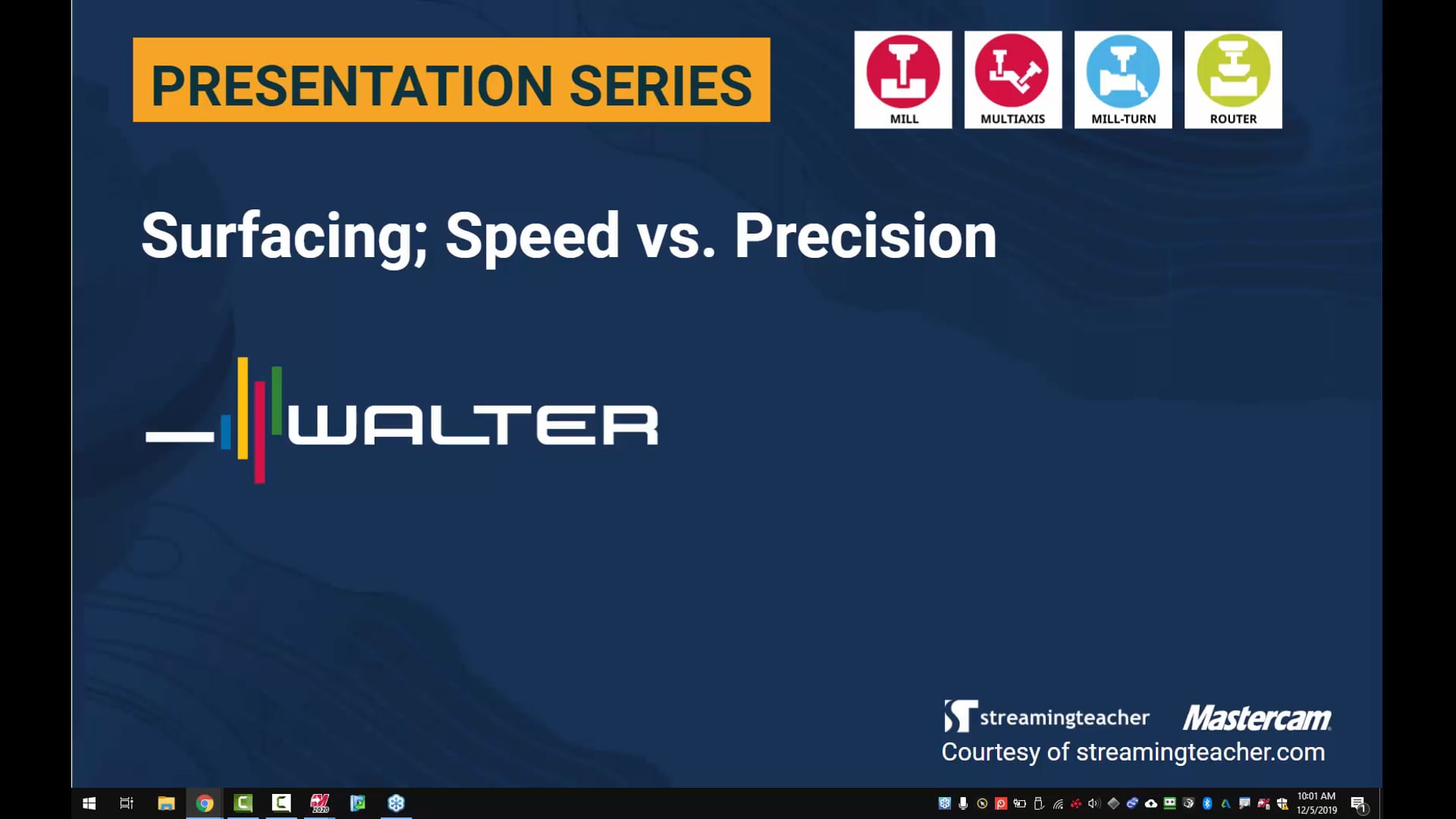 Surfacing; speed vs precision