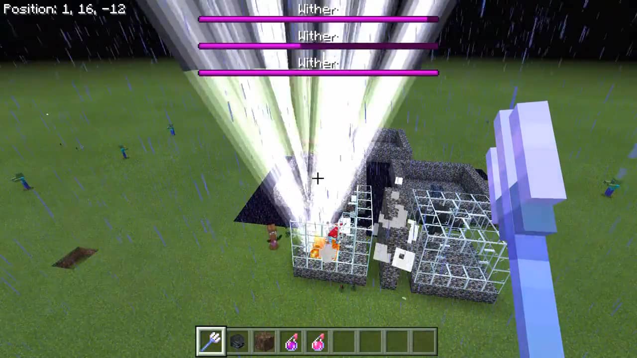 Minecraft Bedrock Edition 1.13.1 Weird Channeling glitch on Vimeo