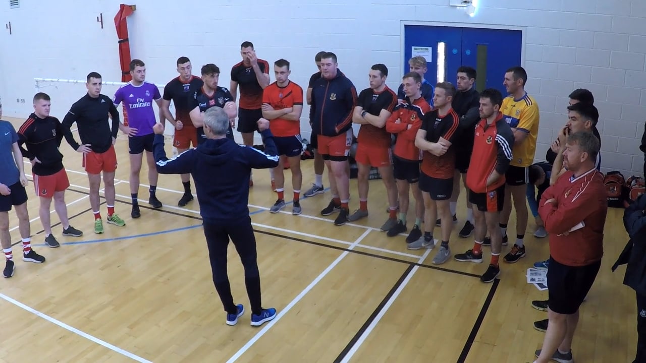 Ciaran Deely coaching at the Dublin GAA 2019 CPD workshop