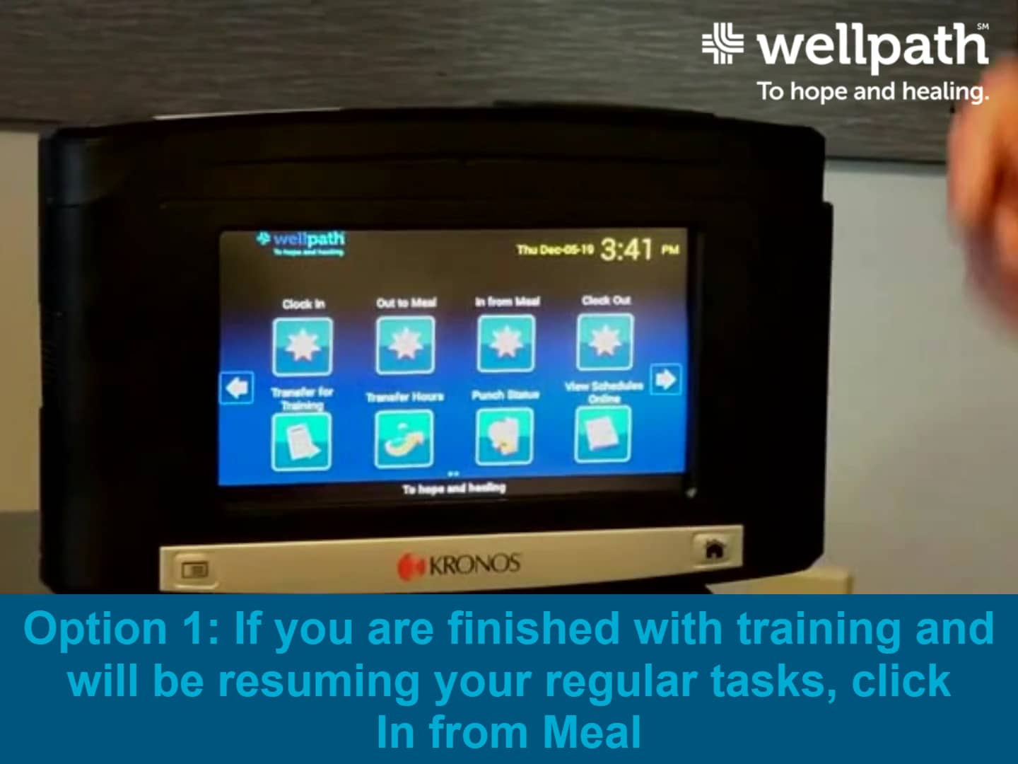 Kronos Time Clock for WPW on Vimeo