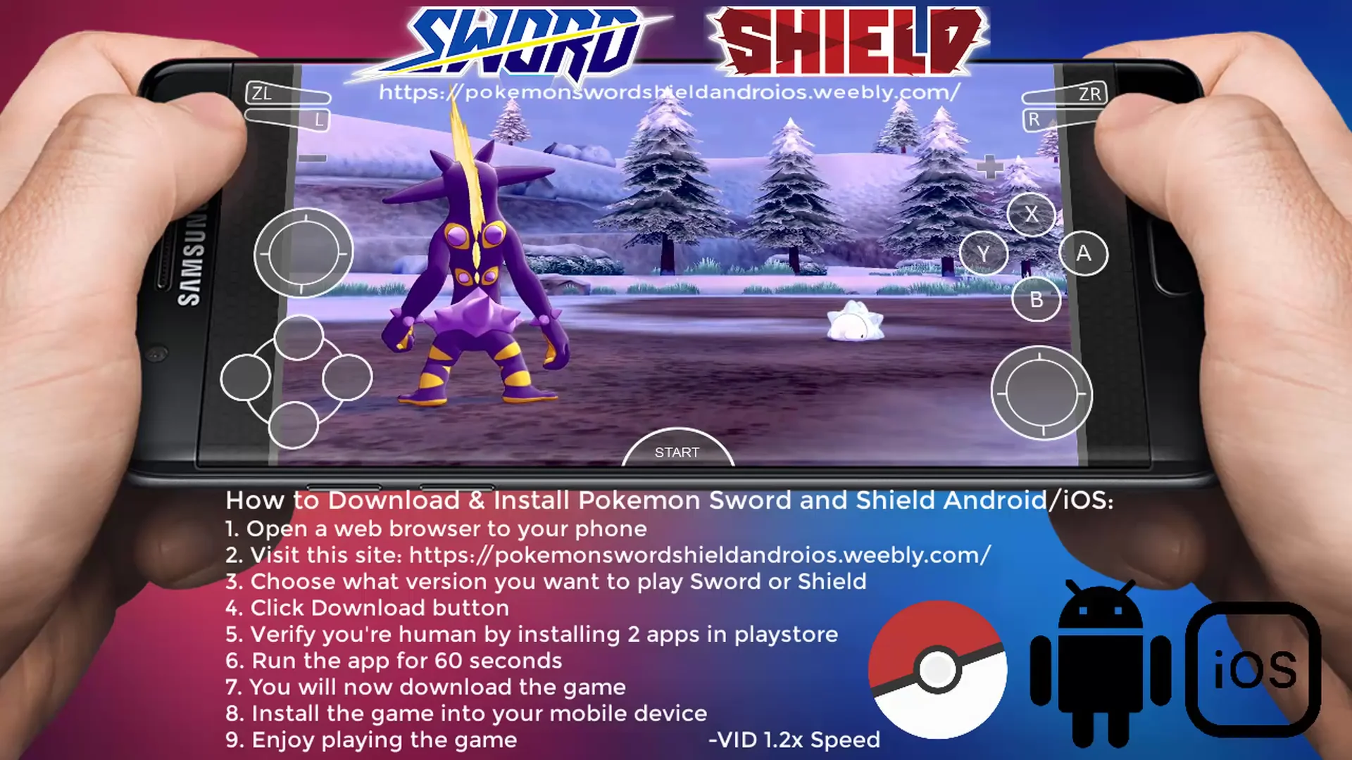 How to download pokemon Sword and Shield game for Android 