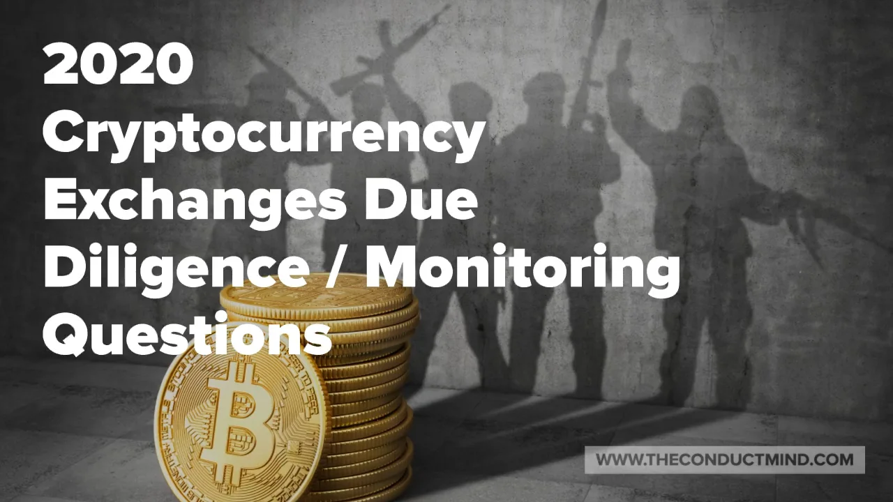 Cryptocurrency Exchange Due Diligence Questions