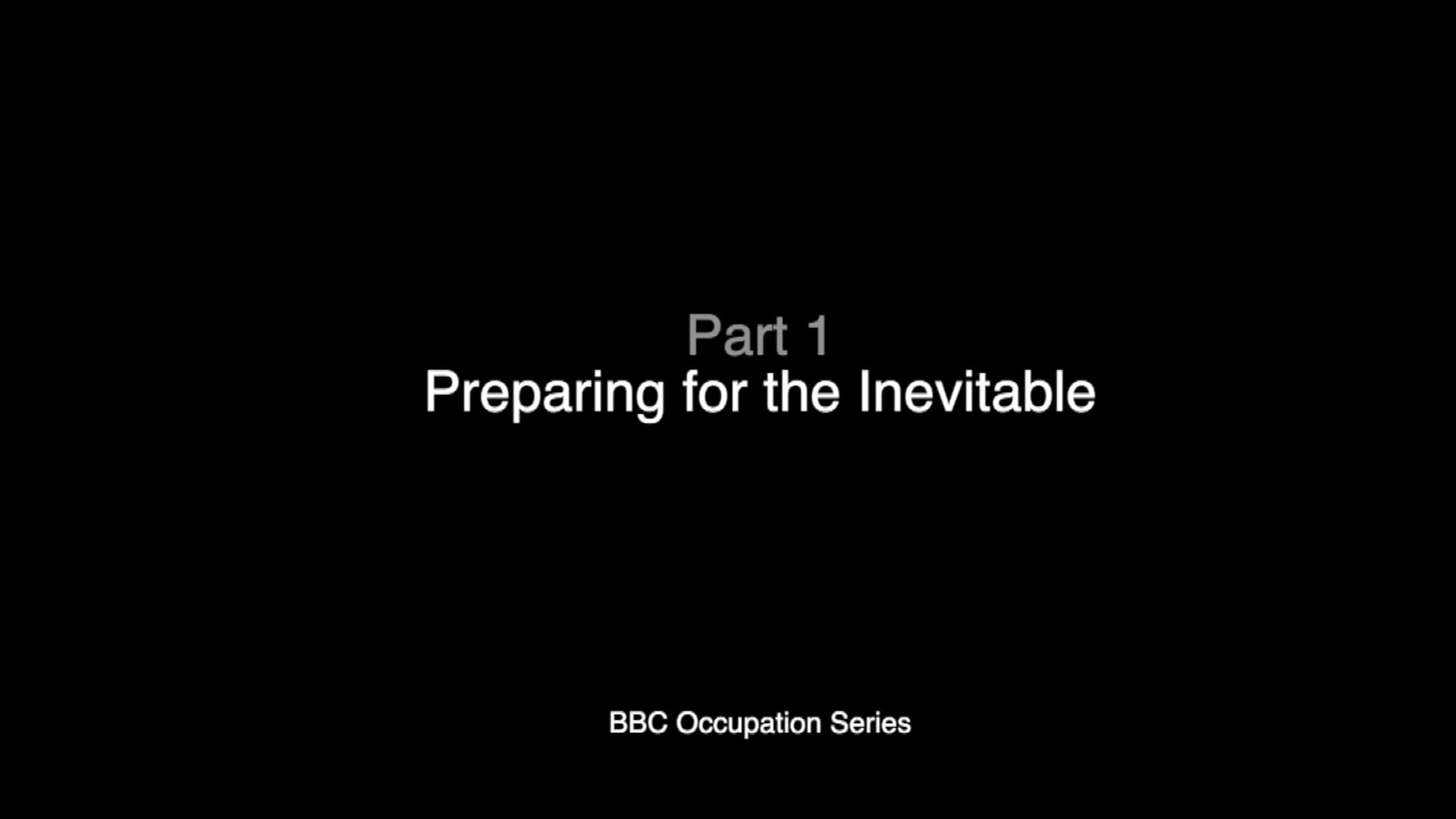 Occupation P1