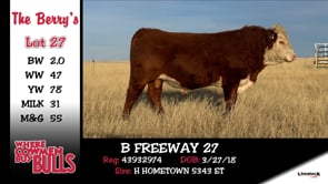 Lot #27 - B FREEWAY 27