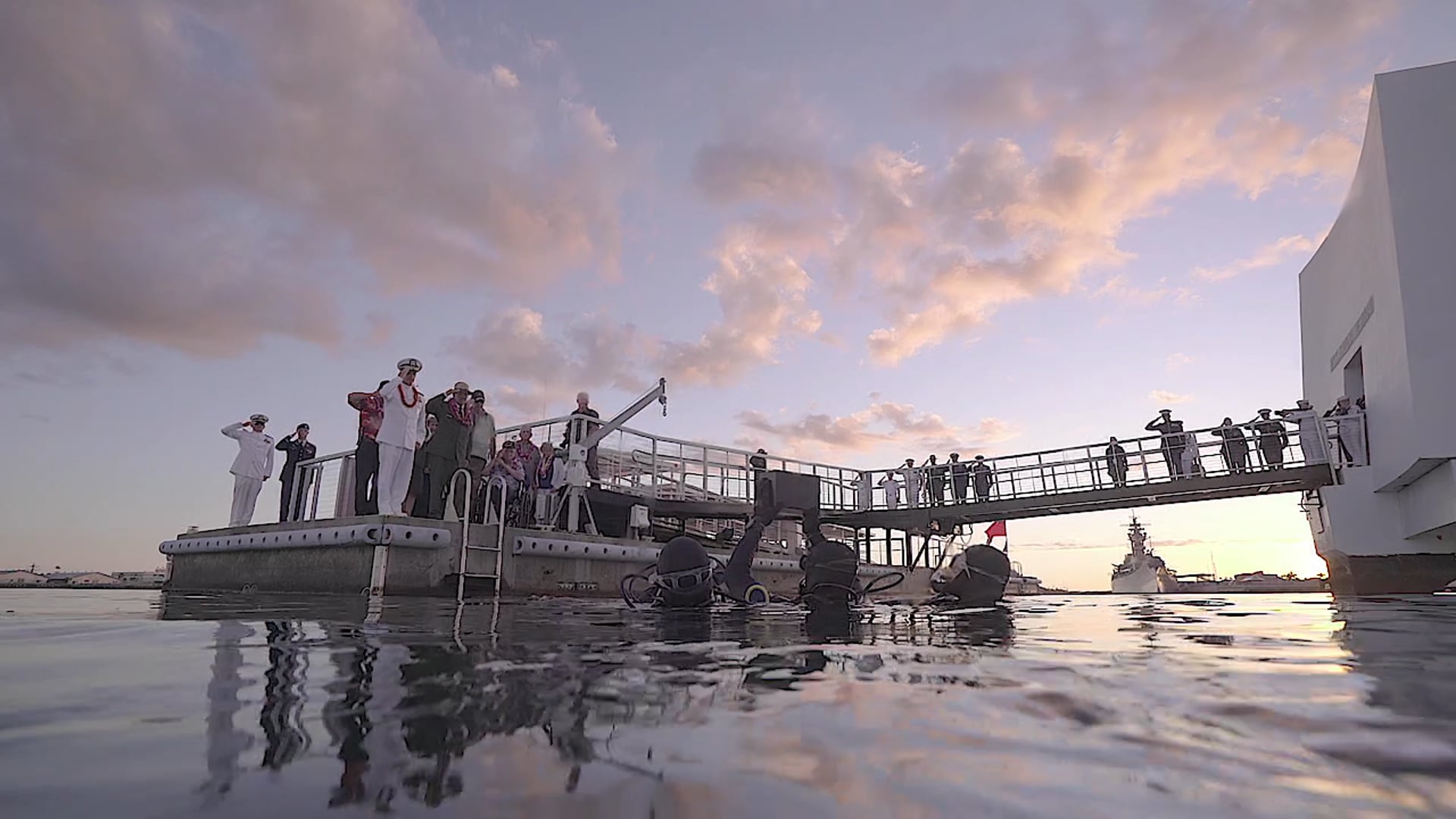 USS Arizona Survivor Lauren Bruner Interment - December 7, 2019