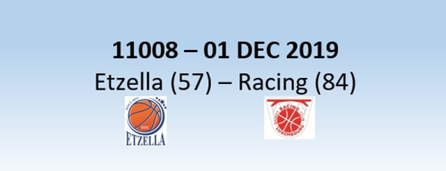 N1H 11008 Etzella Ettelbruck (57) - Racing Luxembourg (84) 01/12/2019