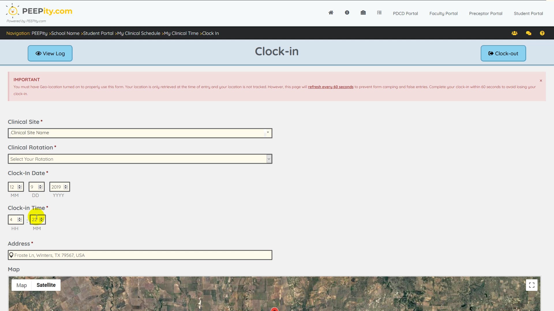 Clocking in and out on Vimeo