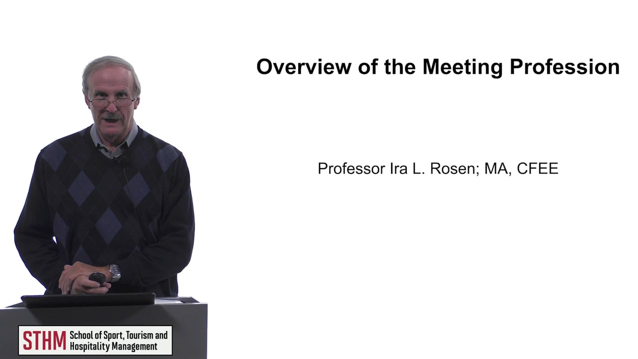 61656Overview of the Meeting Profession