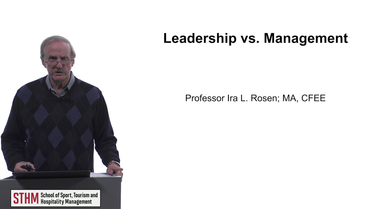 Leadership vs. Management