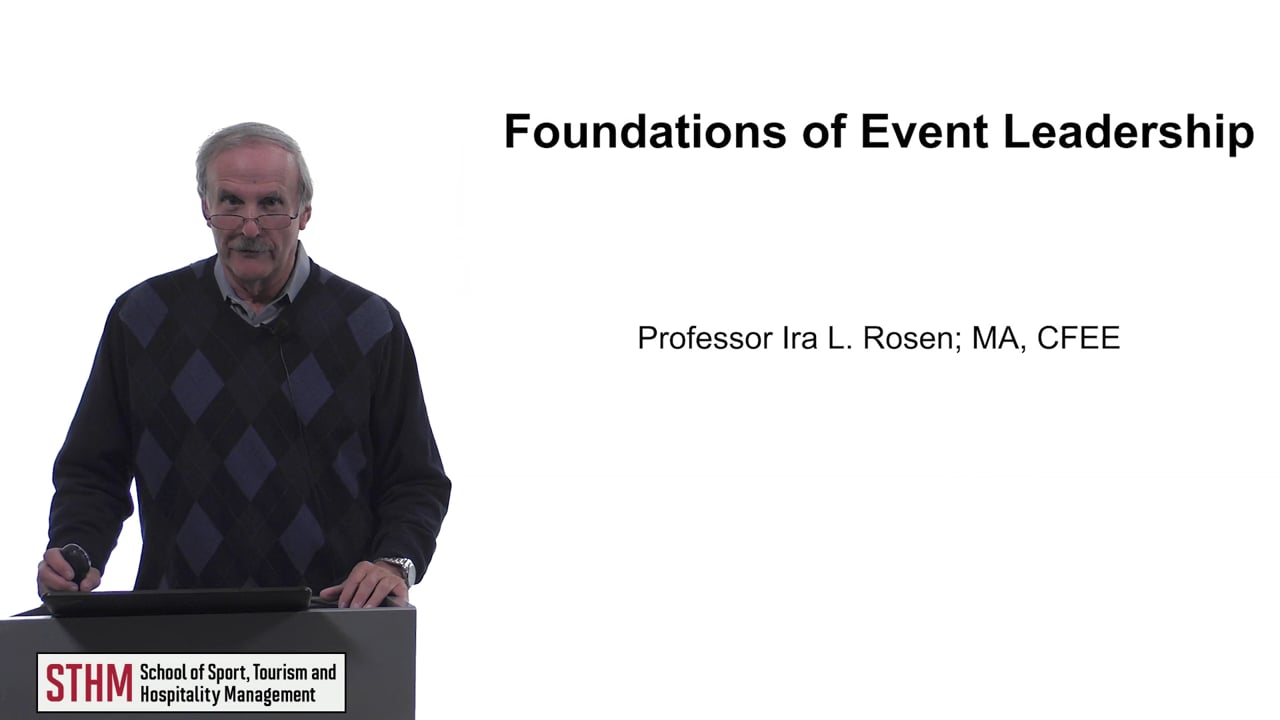 61653Foundations of Event Leadership