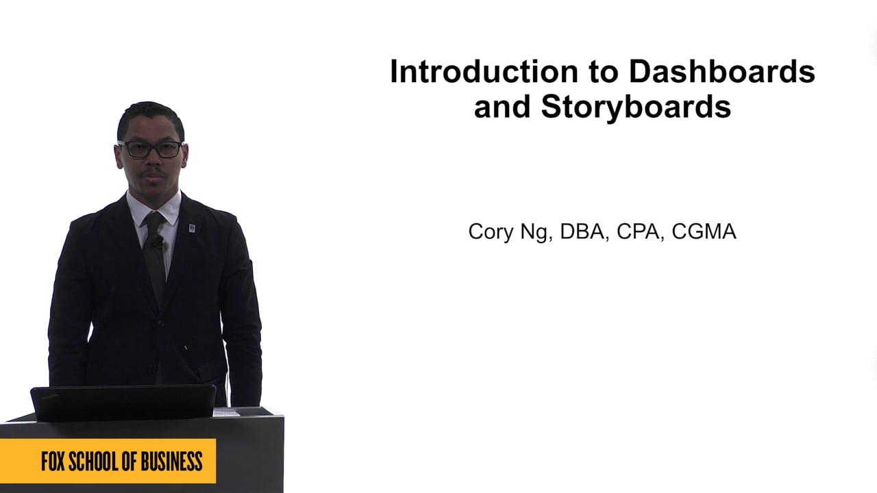 Introduction to Dashboards and Storyboards