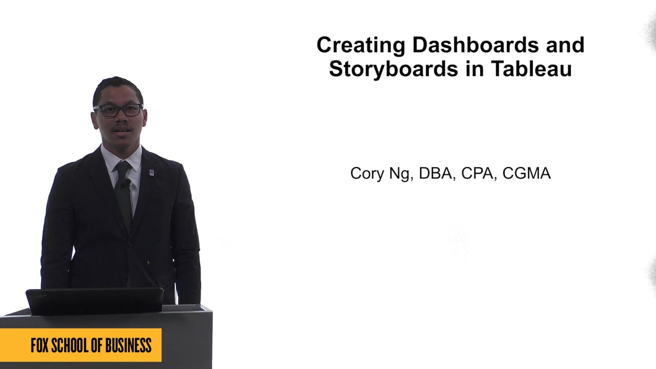 Creating Dashboards and Storyboards in Tableau