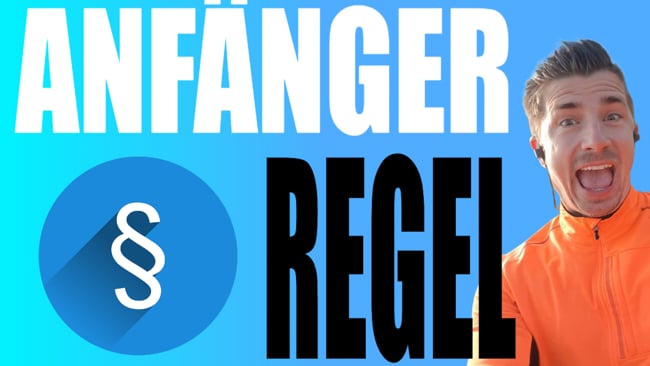 Diese Regeln muss jeder Anfänger kennen