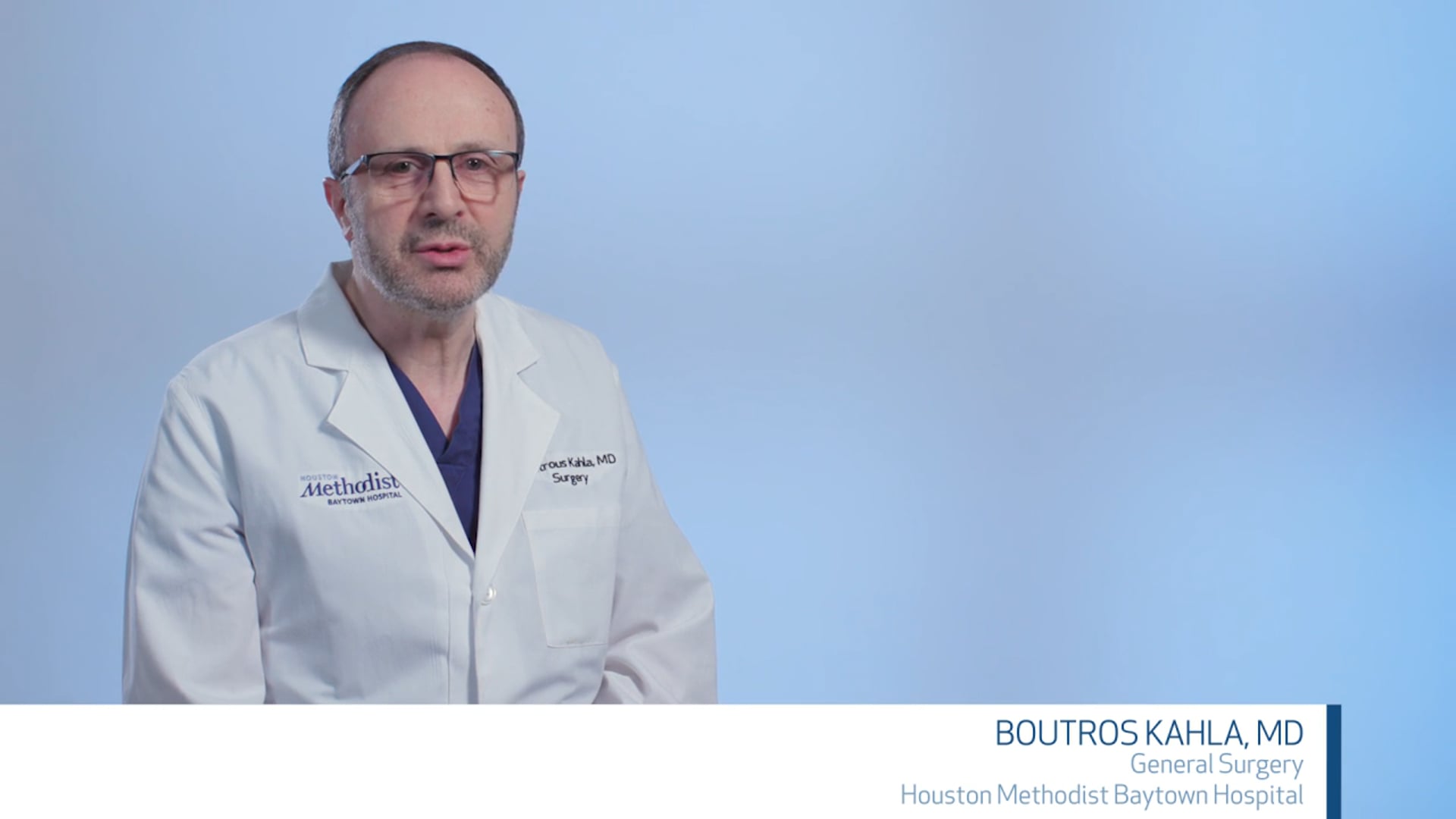About me video of Dr. Boutros Kahla