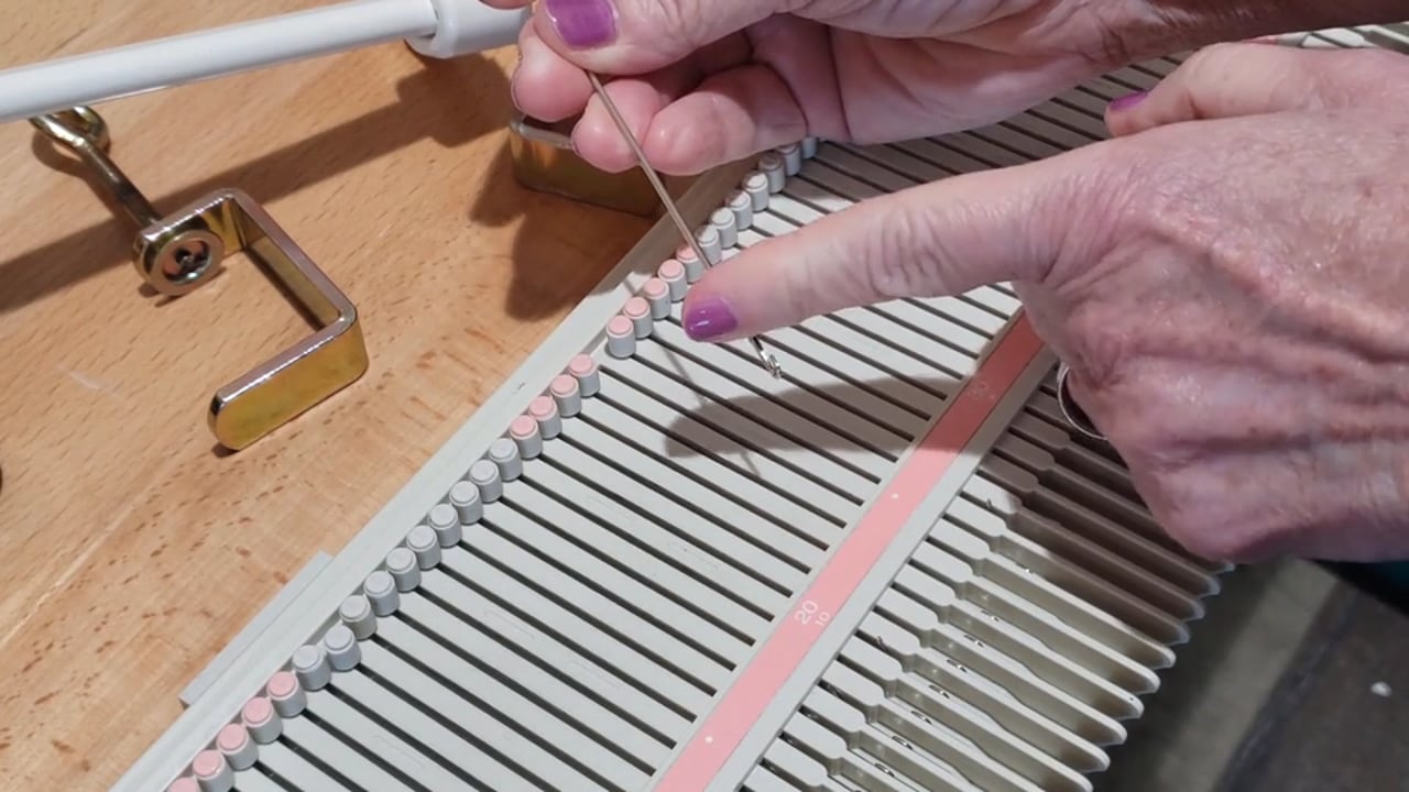 Replace a Needle LK150 Machine Knitting Tutorial