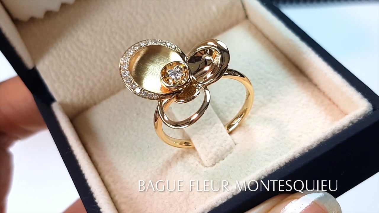 Anello Fiore di Monstesqiueu - Oro giallo I Gemperles