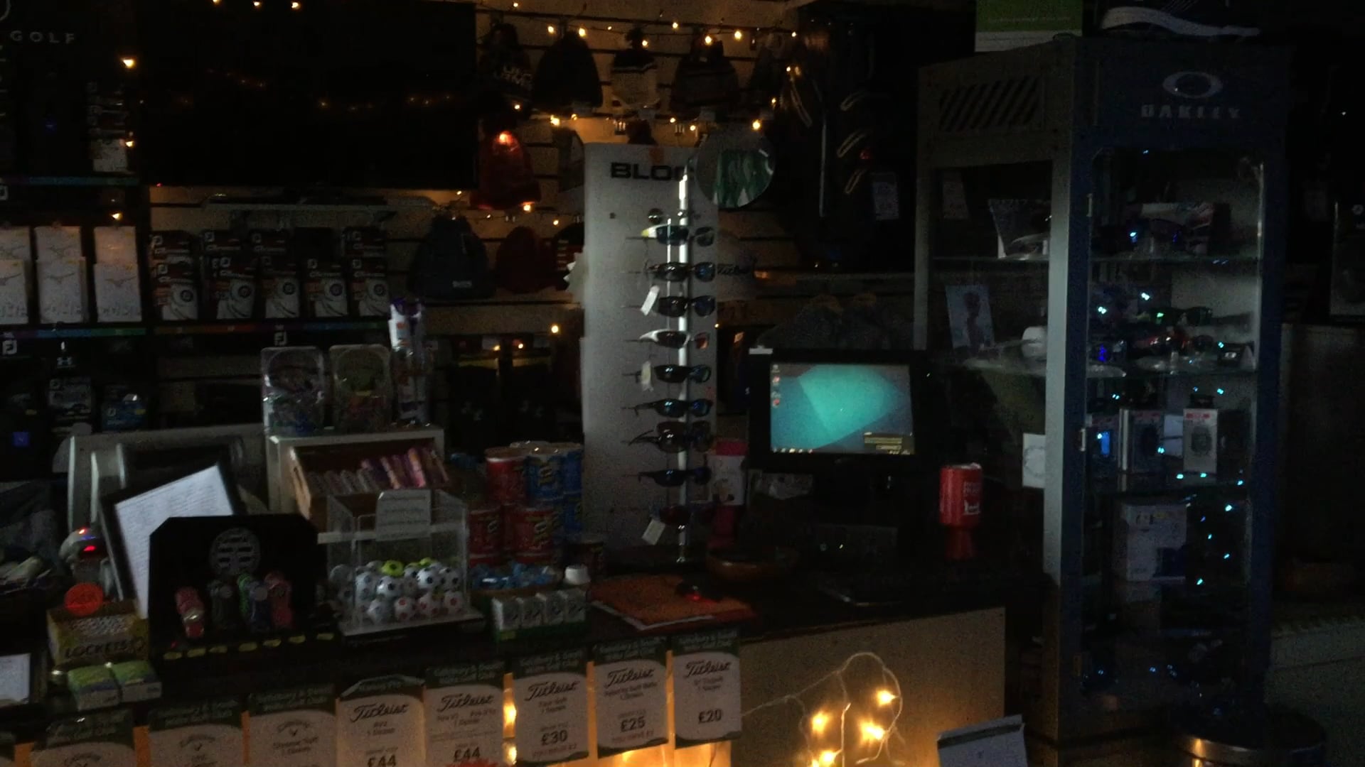 Pro Shop light turn on on Vimeo