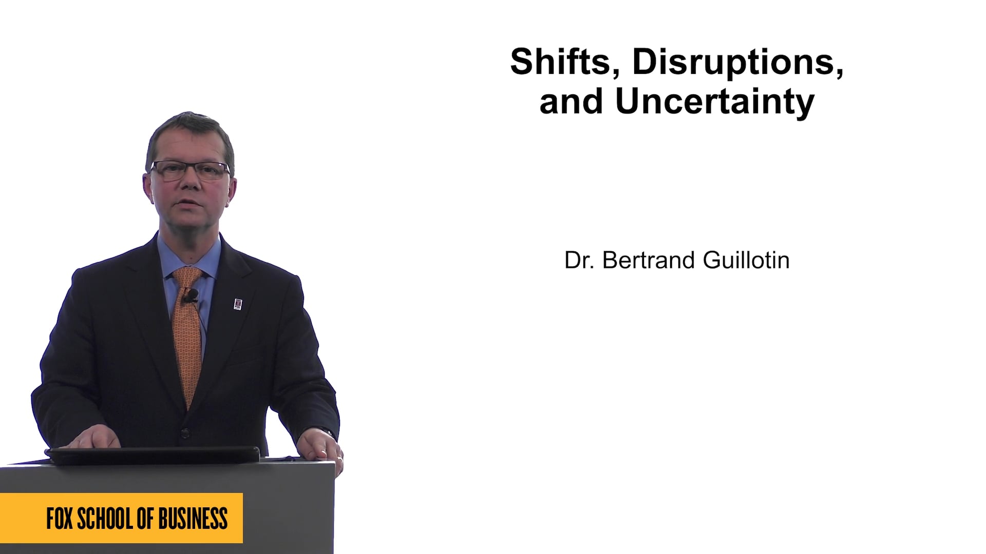 Shifts, Disruptions, and Uncertainty