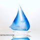PINTA Blue crystal sailboat sculpture video