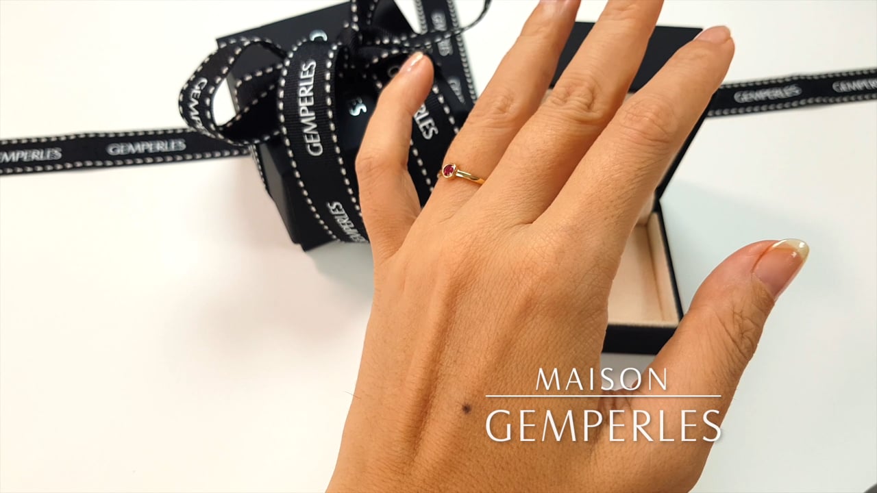 Bague Incandescente - Or rose I Gemperles