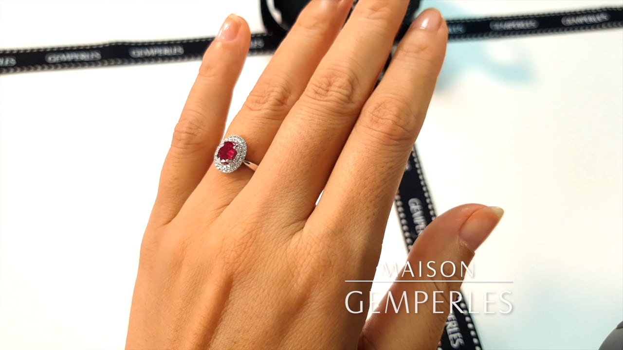 Anello Nasride - Oro bianco I Gemperles