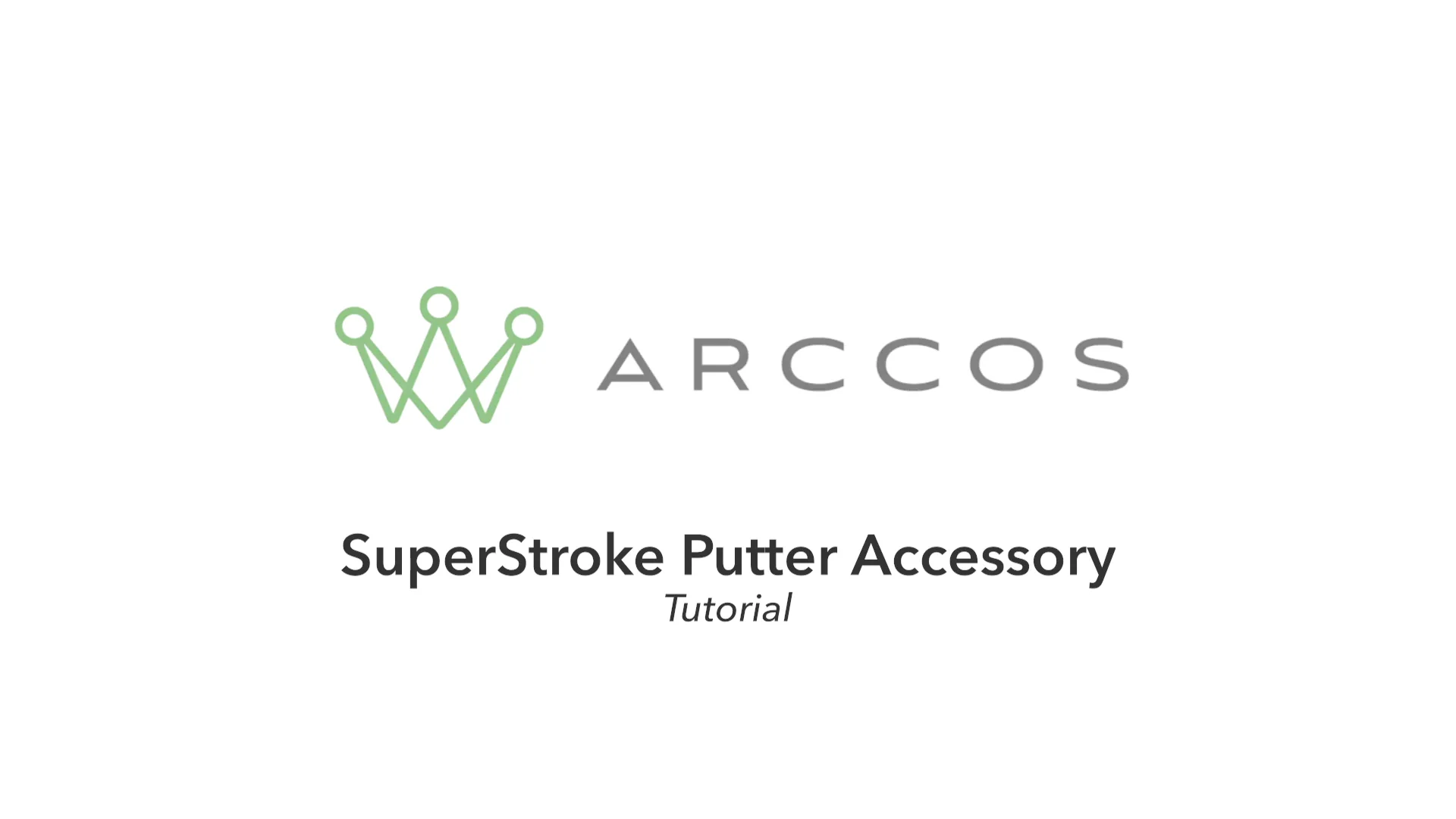 Arccos パターセンサーを SuperStroke パターグリップに装着する
